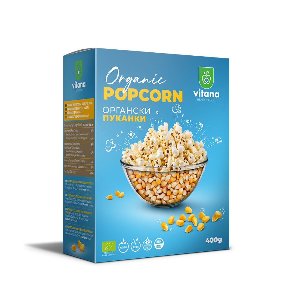 ORGANIC POPCORN Vitana ORGANIC POPCORN Vitana